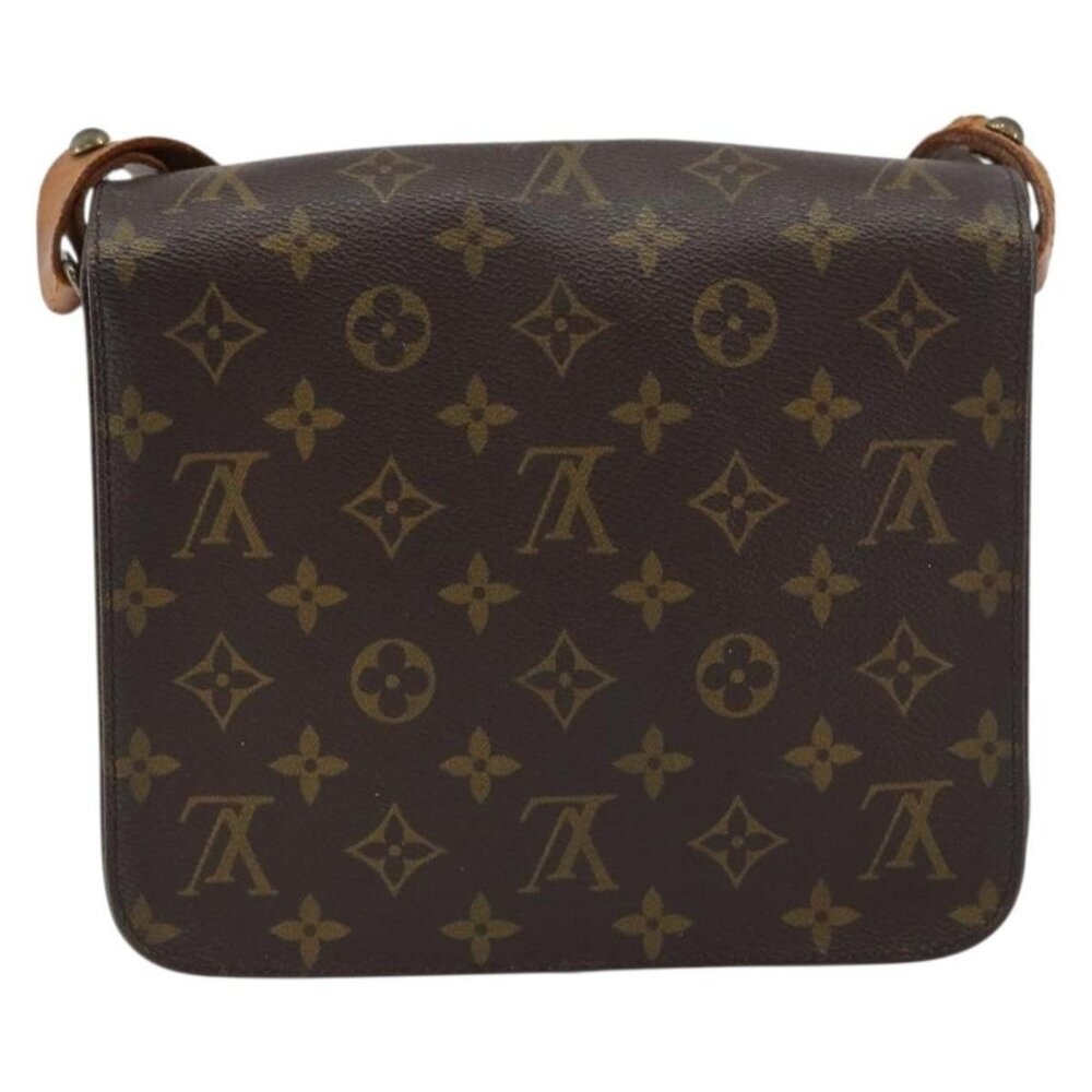 Authentic LOUIS VUITTON Monogram Cartouchiere MM Shoulder Bag M51253 LV - Picture 9 of 16